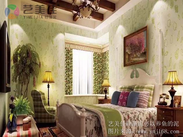 夏季硅藻泥让卧室变得清爽宜人