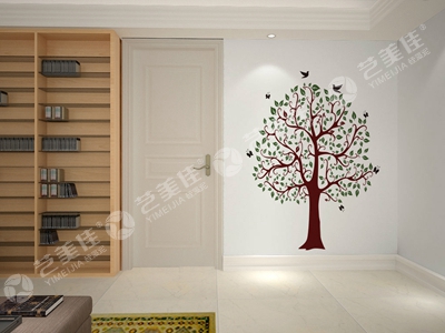 艺美佳硅藻泥过道效果  