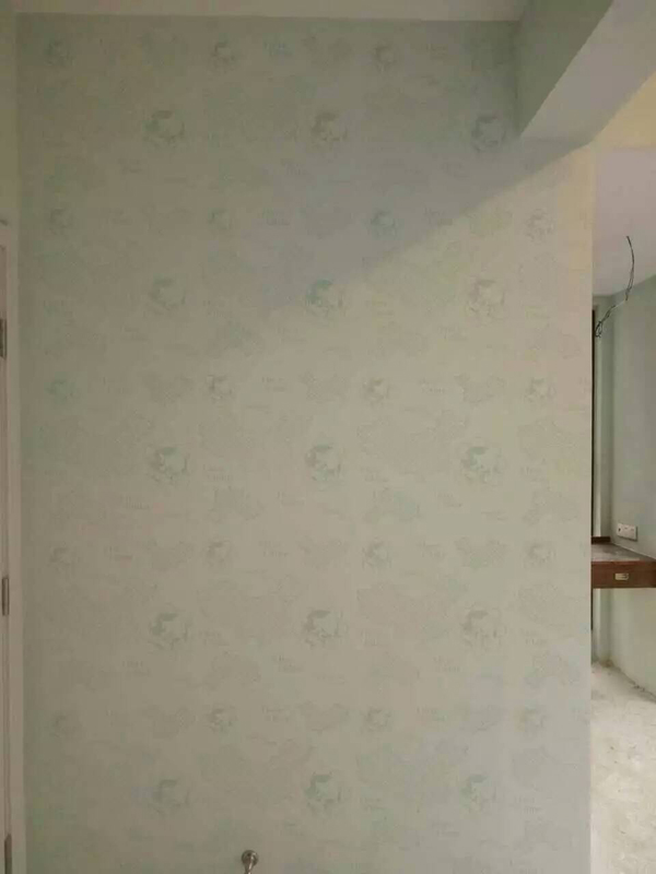 艺美佳硅藻泥工程实景第六都小区儿童房