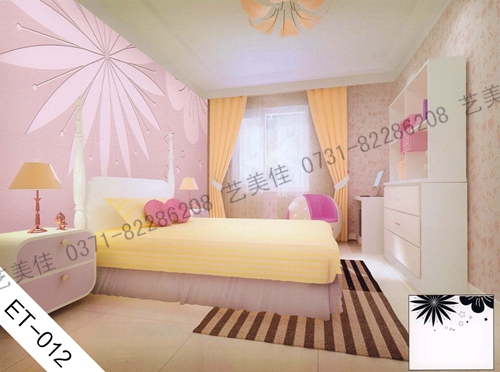 硅藻泥儿童房背景，硅藻泥儿童房效果图，硅藻泥电视背景墙，硅藻泥背景墙，硅藻泥效果图