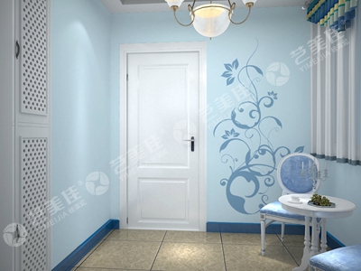 艺美佳硅藻泥过道效果  