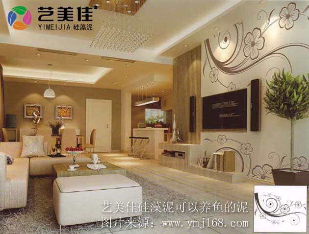 硅藻泥背景墙满足您个性化装修需求！