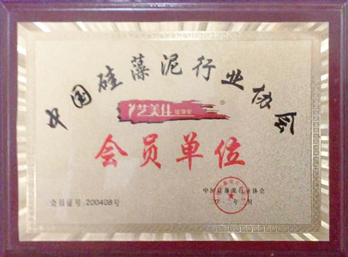 艺美佳被誉为硅藻泥行业会员单位