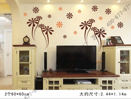 硅藻泥背景墙画-001（2小）