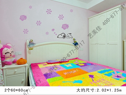 硅藻泥背景墙画-009（2小）