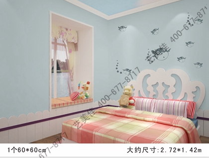 硅藻泥背景墙画-012（1小）