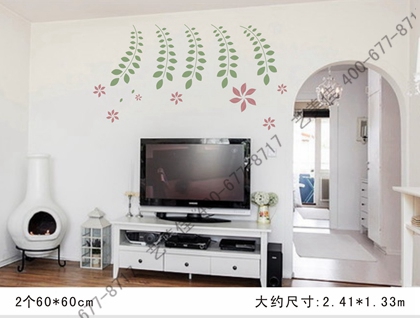 硅藻泥背景墙画-015（2小）