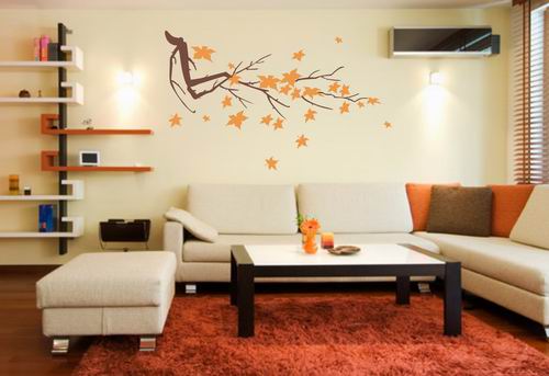 硅藻泥背景墙画-307（1中1大）