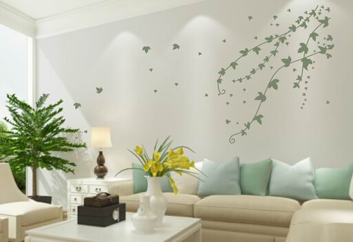 硅藻泥背景墙画-308（1小2大）