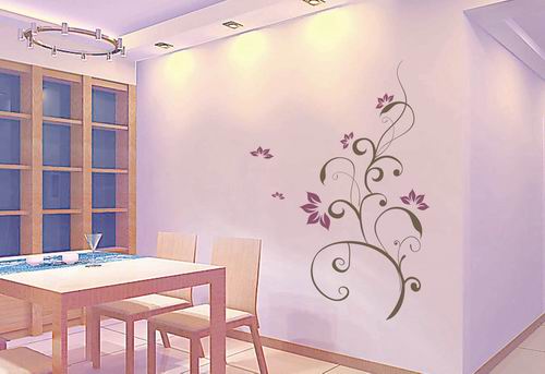 硅藻泥背景墙画-107（2大）