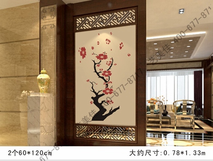 硅藻泥背景墙画-210（2大）