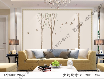 硅藻泥背景墙画-409（4大)