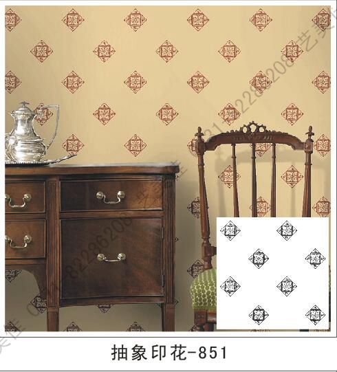 抽象印花模具-851