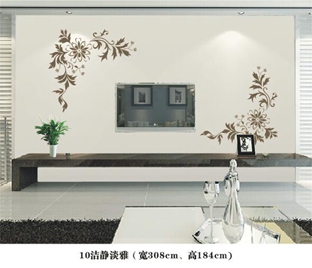 10-洁净淡雅镂印