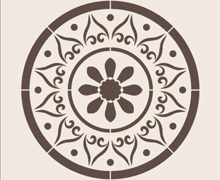 天花灯池镂印-LY70004