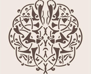 天花灯池镂印-LY70005