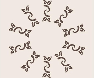 天花灯池镂印-LY70011