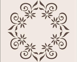 天花灯池镂印-LY70012