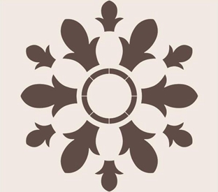 天花灯池镂印-LY70018