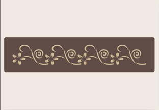 腰线腰花镂印-LY60003