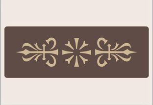 腰线腰花镂印-LY60005