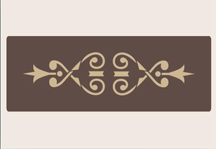 腰线腰花镂印-LY60007