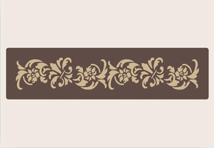 腰线腰花镂印-LY60009