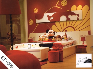 儿童房背景墙贴-ET009