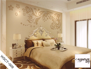 卧室床头背景墙贴-WSCT009