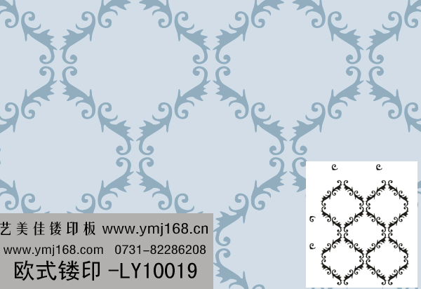 欧式镂印模具-LY10019