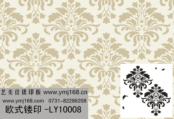 欧式镂印模具-LY10008
