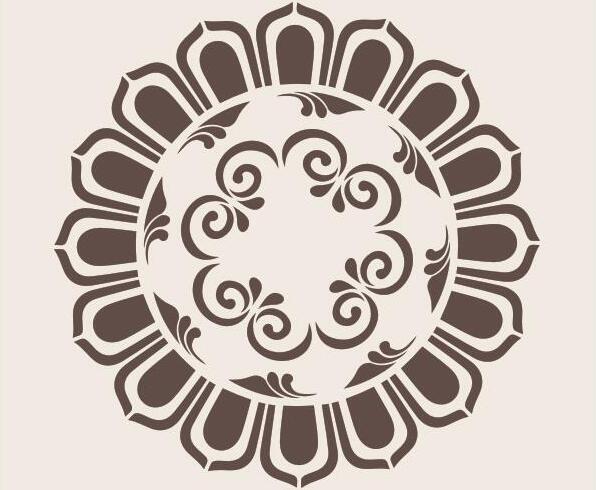 天花灯池镂印-LY70033