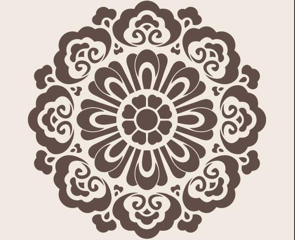 天花灯池镂印-LY70034